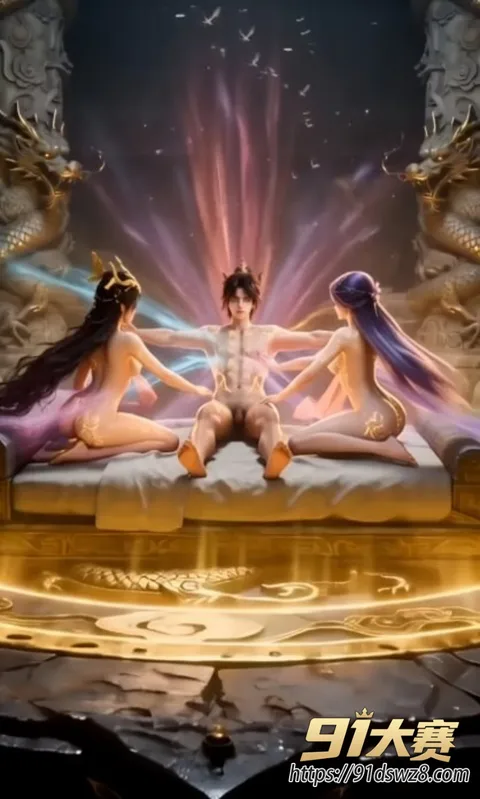 图3 AI成人短剧 斗破苍穹青莲地心 1-6集 萧炎称帝后 各种女神成为他的快活后宫-3
