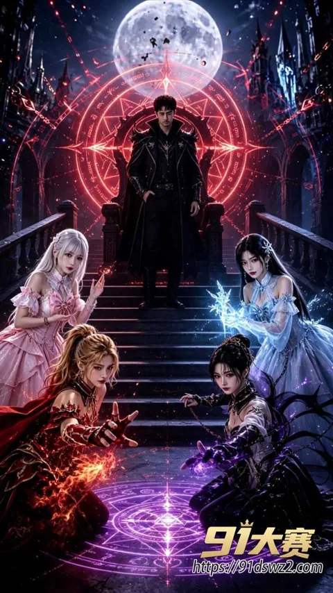图1 AI短剧 契约魔法少女就能不断变强 1-2集 御姐甜妹尽收胯下 画面刺激到爆-1