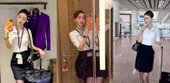 每日大赛之【空姐不为人知的真实反差】制服下全是极品骚货 落地就发情合集